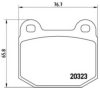 BREMBO P 59 004 Brake Pad Set, disc brake